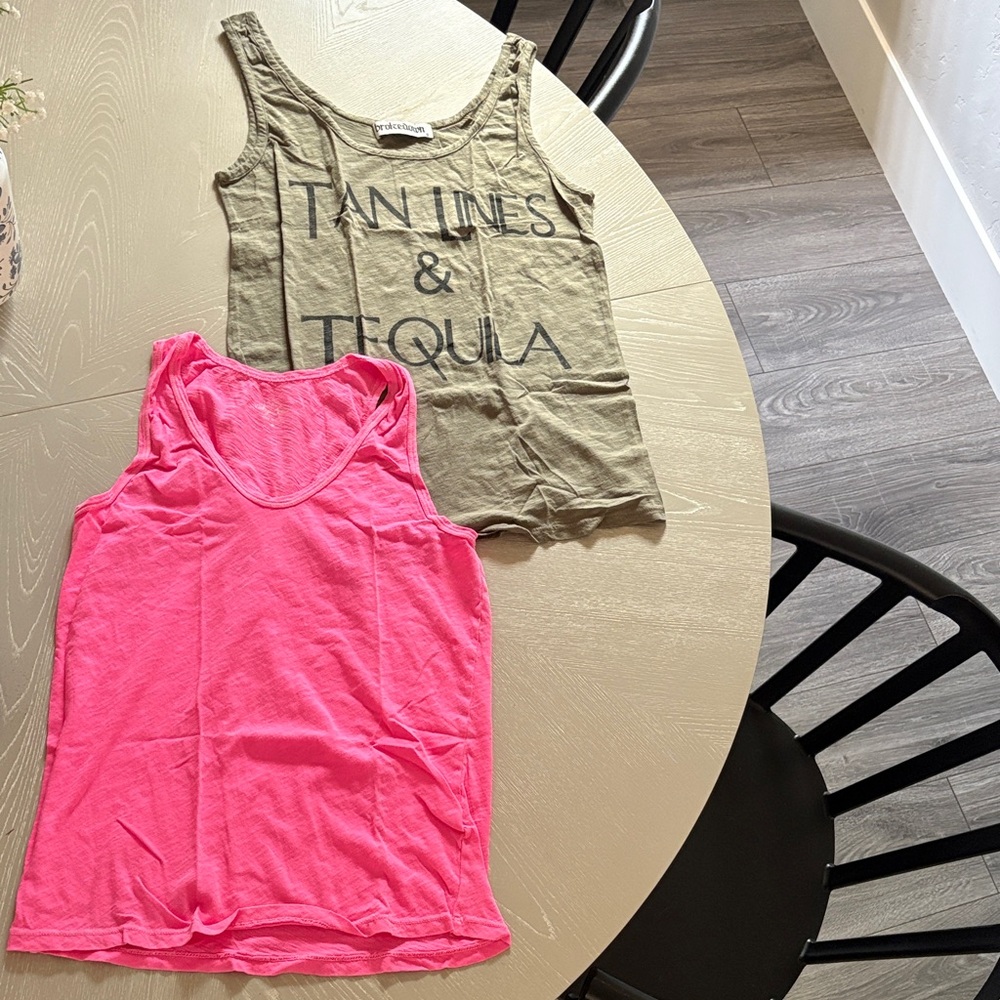 J crew and brokedown tank top set of two summer tanks light weight breathable